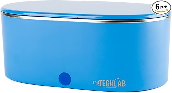 New Gen Ultrasonic Cleaner. Noiseless Jewelry Cleaner Machine, Diamond Ring Cleaner, Silver Jewelry Cleaner, Ultra Sonic Cleaner for Eyeglass, Watch, Retainer or Denture Cleaner