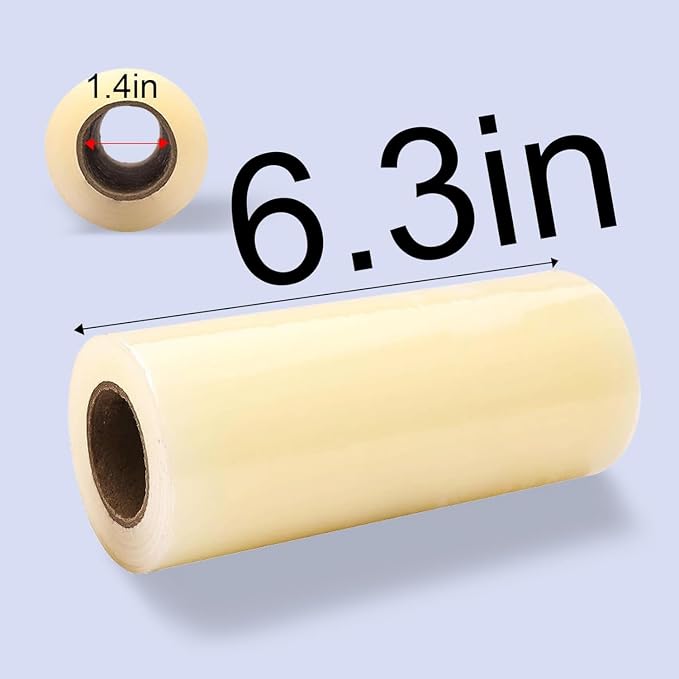 Automatic Shoe Cover Dispenser Shoe Film Refill Rolls for Automatic Dispenser, 2 Rolls High-Capacity Disposable Shoe Covers, 1200 Uses Total (Refill Pack - Machine Not Included) (2 Rolls Film Refill)