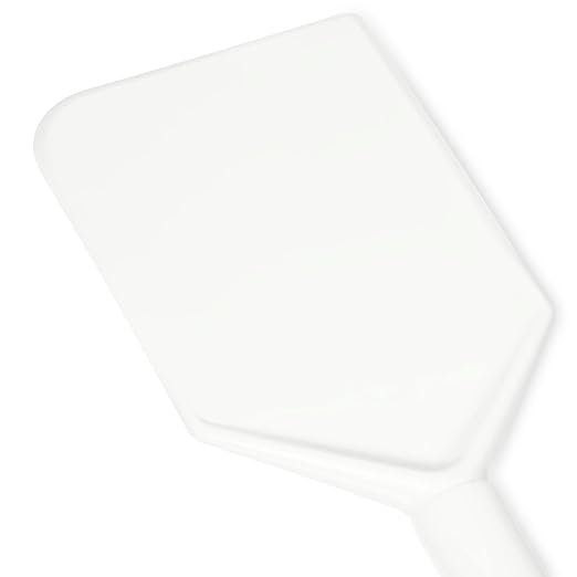 SPARTA Nylon Paddle Mixing Scraper, Food Safe, Waterproof with Long Handle for Large Batch Cooking and Cleaning, 48 Inches, White, (Pack of 6)