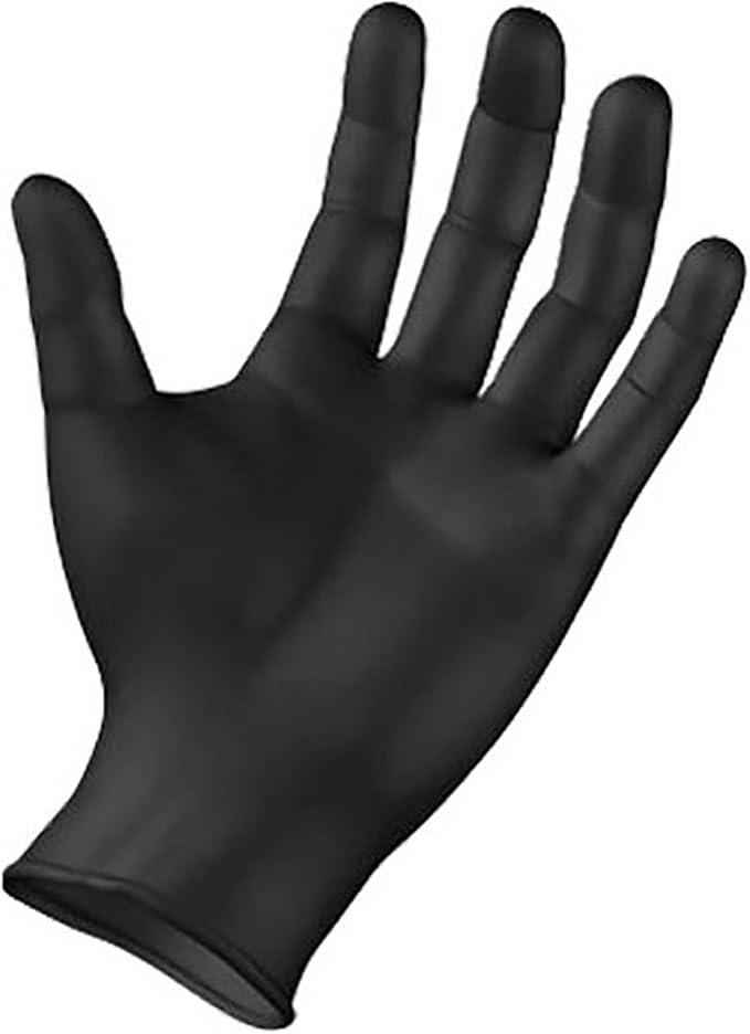NitroMax Black Nitrile Gloves 100 ct