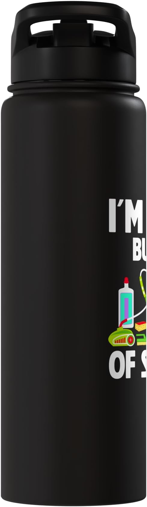Im in the Business of Sparkle Cleaning Stainless Steel Insulated Water Bottle