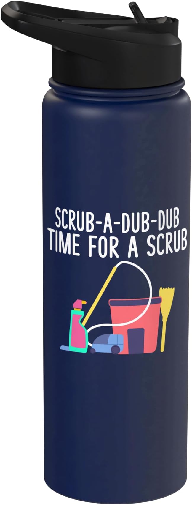 Scrub a dub dub time for a Scrub Cleaning Stainless Steel Insulated Water Bottle