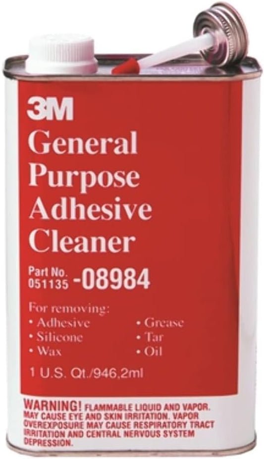 3M General Purpose Adhesive Cleaner, Quart, 08984