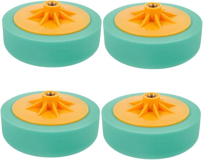 4pcs Drill Buffer Attachment Polishing Pad for Sander Buffing Pads for Drill Car Polishing Sponge