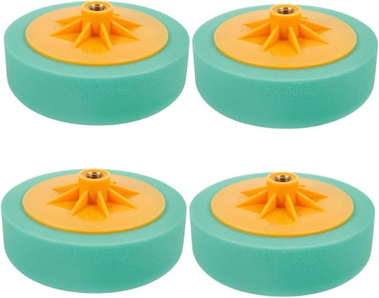 4pcs Drill Buffer Attachment Polishing Pad for Sander Buffing Pads for Drill Car Polishing Sponge