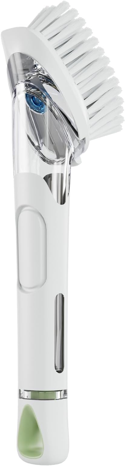 Dish Brush with Soap Dispenser + Brush Refills
