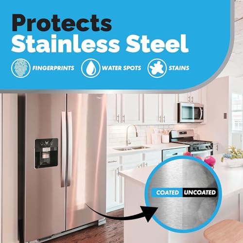 3 Pack [12 Oz] Home Ceramic Coating Spray Kit -Shine, Seal & Protect Kitchen & Bath Surfaces- High Shine - Repels Stains & Grime Effortlessly - Use on Stainless Steel, Sinks, Countertops, Glass & More