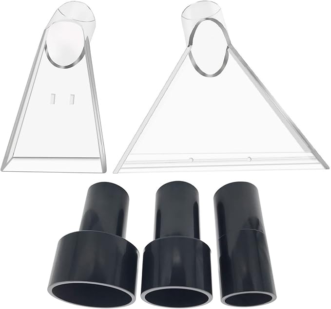 TunaMax Universal Work with All Vacs with 2-1/2" & 1-7/8" &1-1/4" Three Adapters Extractor Attachment for Upholstery & Carpet Cleaning & Auto Detailing