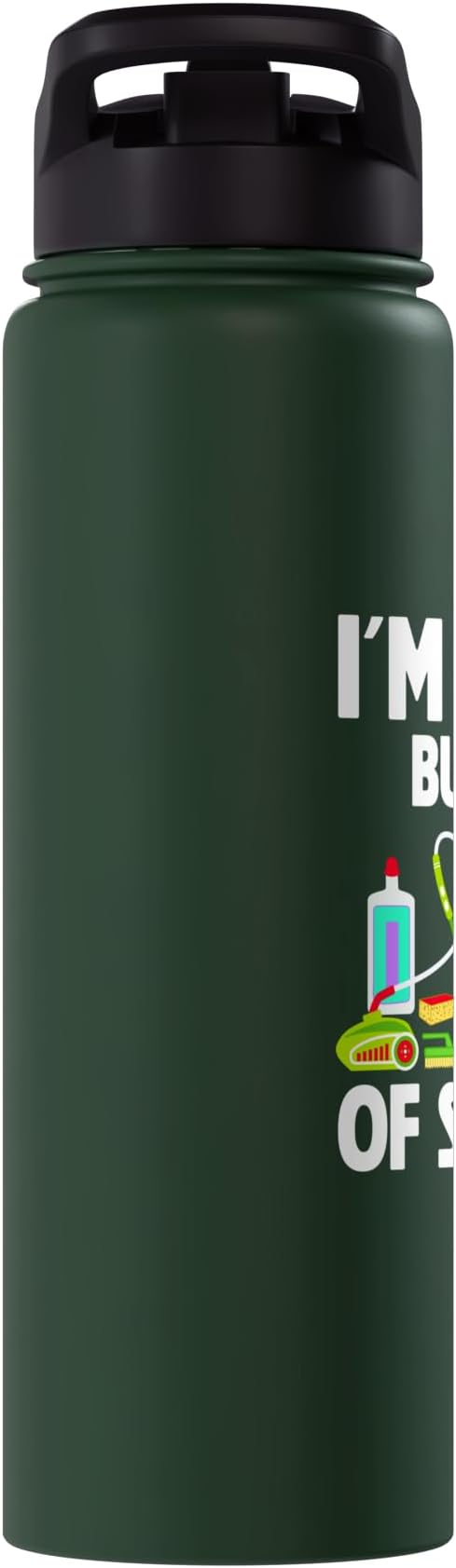 Im in the Business of Sparkle Cleaning Stainless Steel Insulated Water Bottle