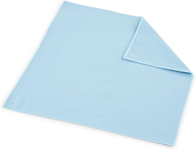 Coastwide Professional Microfiber Cleaning Cloths, 7 x 6 Inches, Multicolor, 18-Pack — Streak-Free Wipes for Glasses, Screens, Cameras & Electronics
