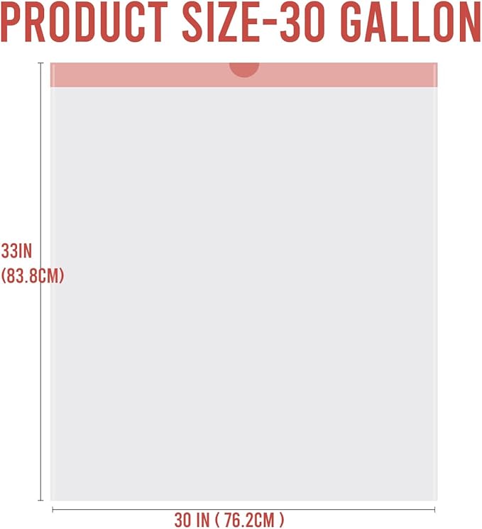 BEIDOU-PAC 30 Gallon Trash Bags Drawstring, 75 Count, White & Unscented, Multi-purpose Garbage Bags Can Liners for Business Home Kitchen Commercial and Industrial