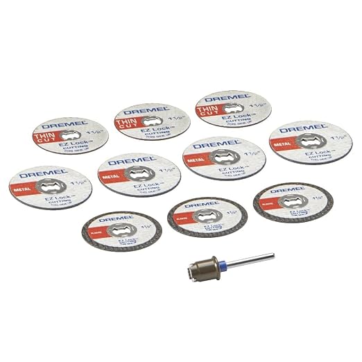Dremel EZ728-01 11-Piece EZ Lock Cutting Accessory Micro Kit