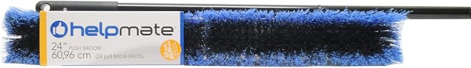 Helpmate HMPB 24" Metal Tip Push Broom