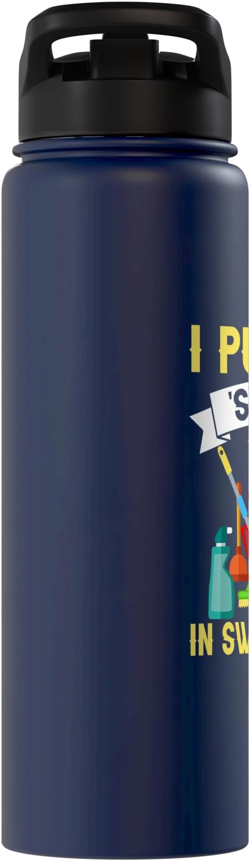 I put the Sweep in Sweepstakes Cleaning Stainless Steel Insulated Water Bottle