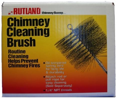 Rutland 11" X 7" Rectangular, Wire, 1/4" Pipe Thread Chimney Sweep