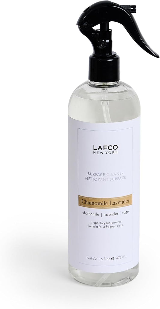 LAFCO New York Surface Cleaner, Chamomile Lavender - 16 fl oz - Bio-Enzyme Natural Formula for a Fragrant Clean - Safe for Non-Porous Sealed Surfaces - Synthetic & Cruelty Free