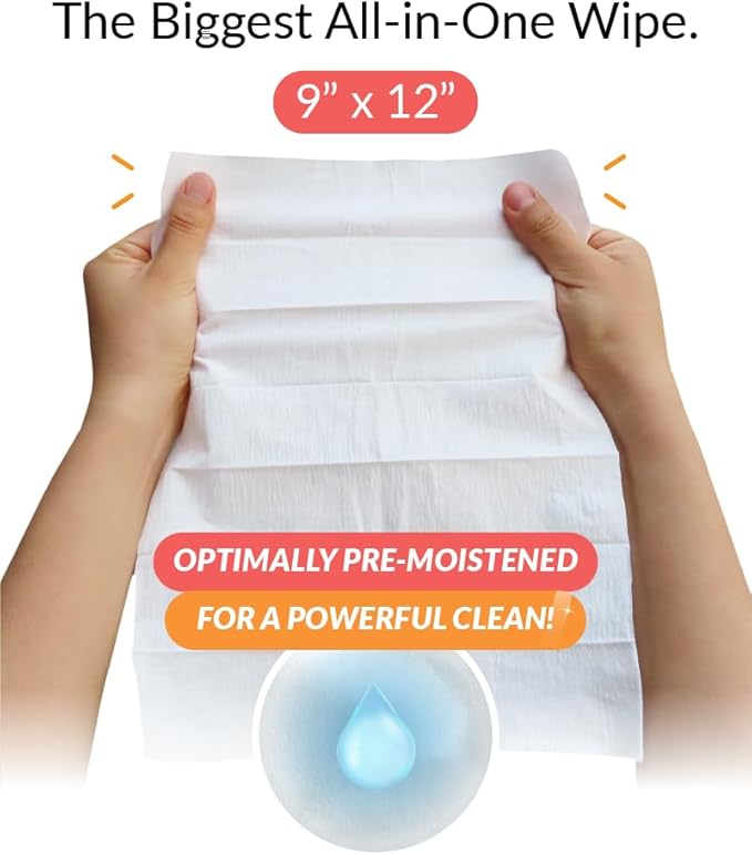 iCloth XL Screen Cleaning Wipes, Lint-Free and Streak-Free, Fast-Drying, Removes Dust, Fingerprints, and Smudges (100 XL Wipes)