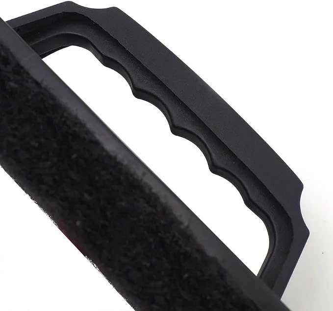 12-Pack Heavy-Duty Black Scrubber Brush for Grills, Griddles & Bakeware - Cold Surface Use Only, Durable Bristles, Ergonomic Handle, Ideal for Home, Restaurant & Commercial Use