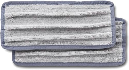 UNGER SpeedClean Indoor Window Cleaner Replacement Pads, Remove Dirt, Grim, & Dust, Works with All Glass Cleaners and Solutions, Cleaning Supplies, Reusable & Machine Washable (Pack of 8)