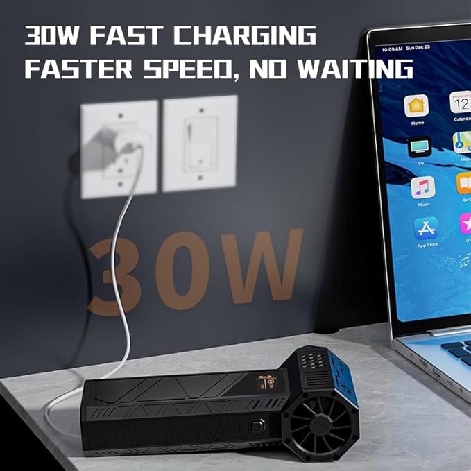 X3 Pro Turbo Fan, Cordless Air Duster, High-Speed Brushless Motor, 69M/S Wind Speed, 320G Air Pressure, 110000RPM, HD Digital Display, USB-C Rechargeable
