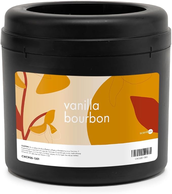 ScentAir Whisper Home Monthly Plug-in Refill, Fragrance Cartridge for Home and Office, Vanilla Bourbon