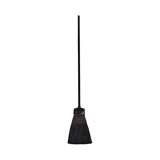 Boardwalk BWK916P Maid Broom, Plastic Bristles, Wood Handle, 54" Long (Case of 12)
