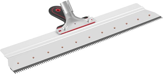Notched Squeegee for Cement Self-Leveling Epoxy Floor Squeegee Cement Painting Coating Tool Floor Leveling Tool