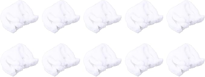 Yosoo Steam Cleaner Accessories, Reusable Steam Mop Pads, Steam Cleaner Cleaning Pads Thickened Reusable Microfiber Cloths for Steam Mop 10pcs Steam Cleaner Accessories, Reusable Steam Mop Pads