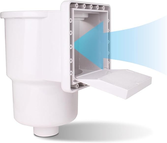 KTWT 284102 Standard Thru-Wall Skimmer w/Return Fitting for Hayward Skimmer Above Ground Pools (1 Set)