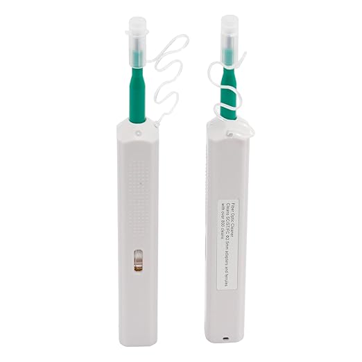 1 pc Fiber Optic Cleaner Fiber Optic Tools Cleaing Pen for FC, SC & ST 2.5mm Connector, Fiber Cleaner Pen - 800+ Endface & Optical Connector Cleans