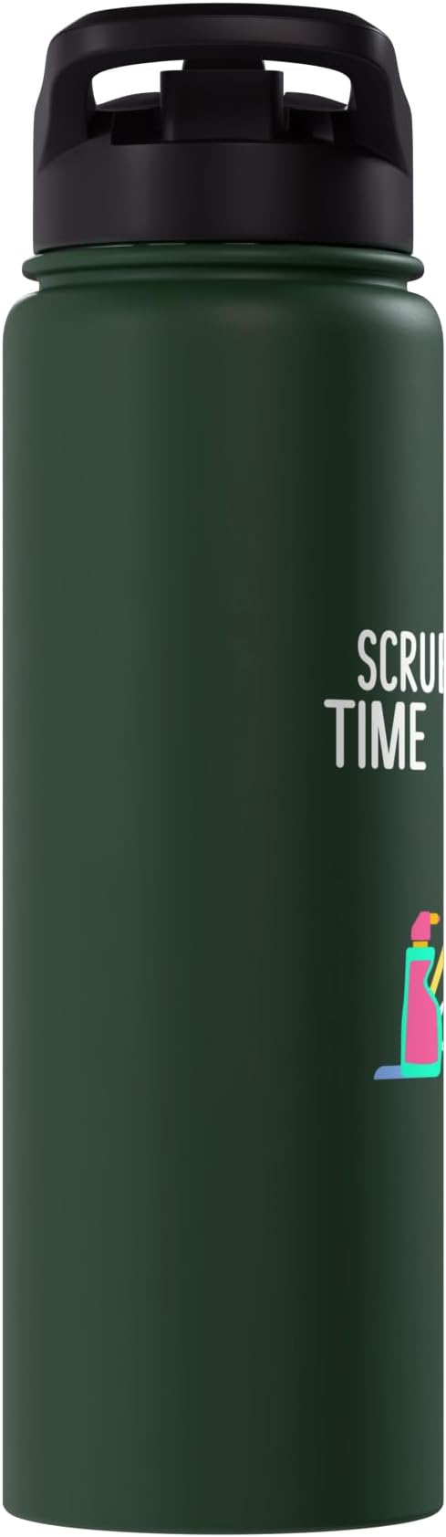 Scrub a dub dub time for a Scrub Cleaning Stainless Steel Insulated Water Bottle