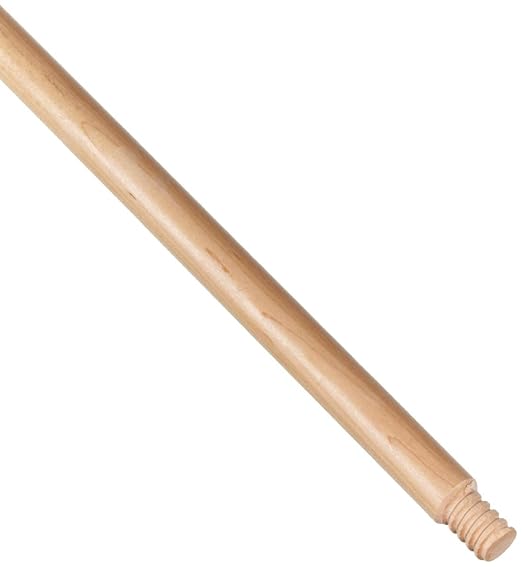 Weiler 44018 60" Hardwood Handle, Threaded Wood Tip, 15/16" Diameter, Made in the USA