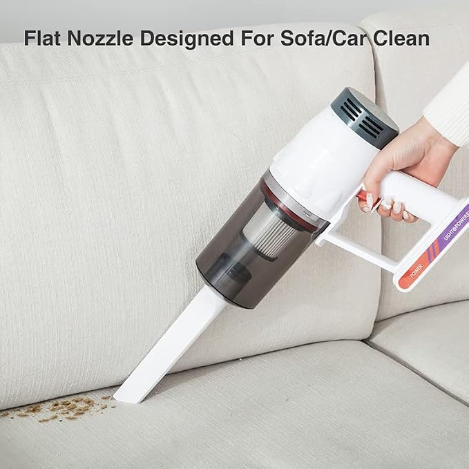 KEROMEE Vacuum Cleaner, Handheld 3-in-1 Stick Lightweight Vacuum Broom for Pet Hair Hardwood Floor Cat Litter Mattress Cleaning