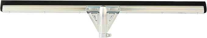 Restaurantware-SQUEEGEE ONLY: Clean Tek Professional 29.92 Inch Floor Squeegee, 1 Broom With Double Rubber Blade - Handle Sold Separately, Heavy-Duty, Steel Wiper For Concrete Floor