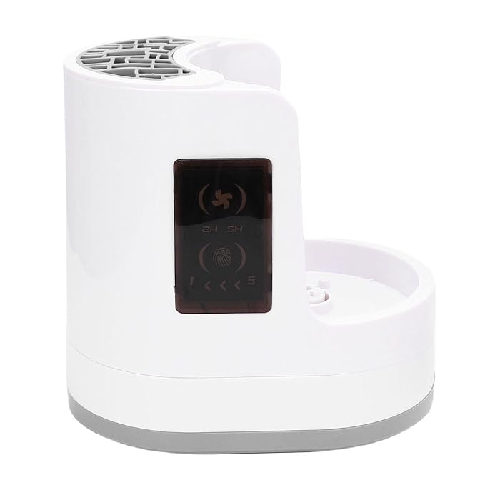 YUYTE 3 in 1 Electric Makeup Brush Cleaner and Dryer, Automatic Portable USB Makeup Brush Cleaning Machine with Holder, Fast Cleaner Tool for All Size Brushes Foundation, Eyeshadow, (White)