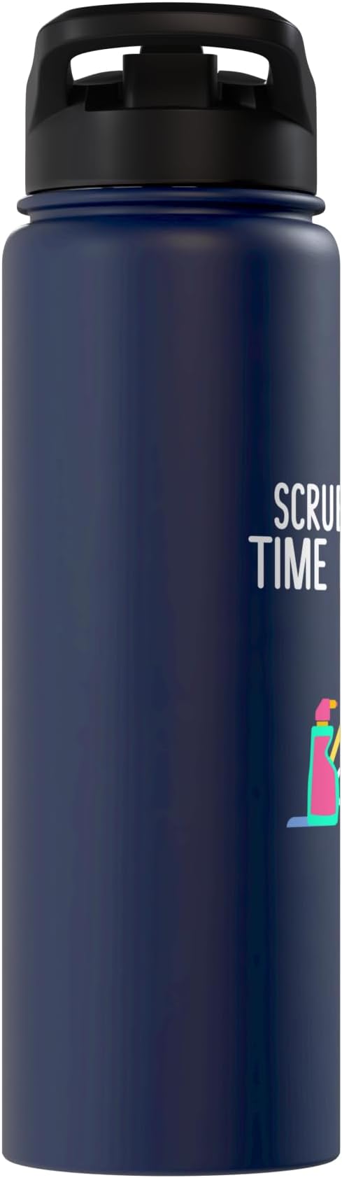 Scrub a dub dub time for a Scrub Cleaning Stainless Steel Insulated Water Bottle