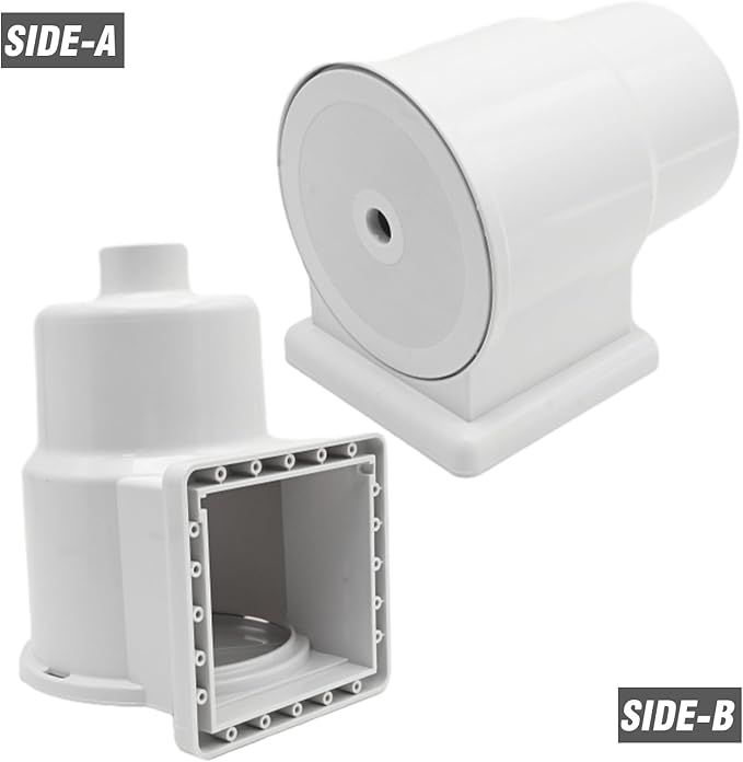 Saihisday Above-Ground Pool Skimmer SP1091LX Dyna-Skim with Accessories Thru-Wall Skimmer Fit for Standard Pool Wall Cutouts