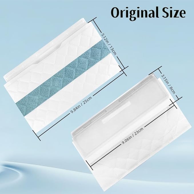KVLZ Disposable Hard Floor Pad Refills, Compatible with Shark VACMOP Pro VM252 VM251 VM250 VM200 VC205 QM250 VM190 VM200P12 VMP30 for use on All Sealed Floors (30-PCS)
