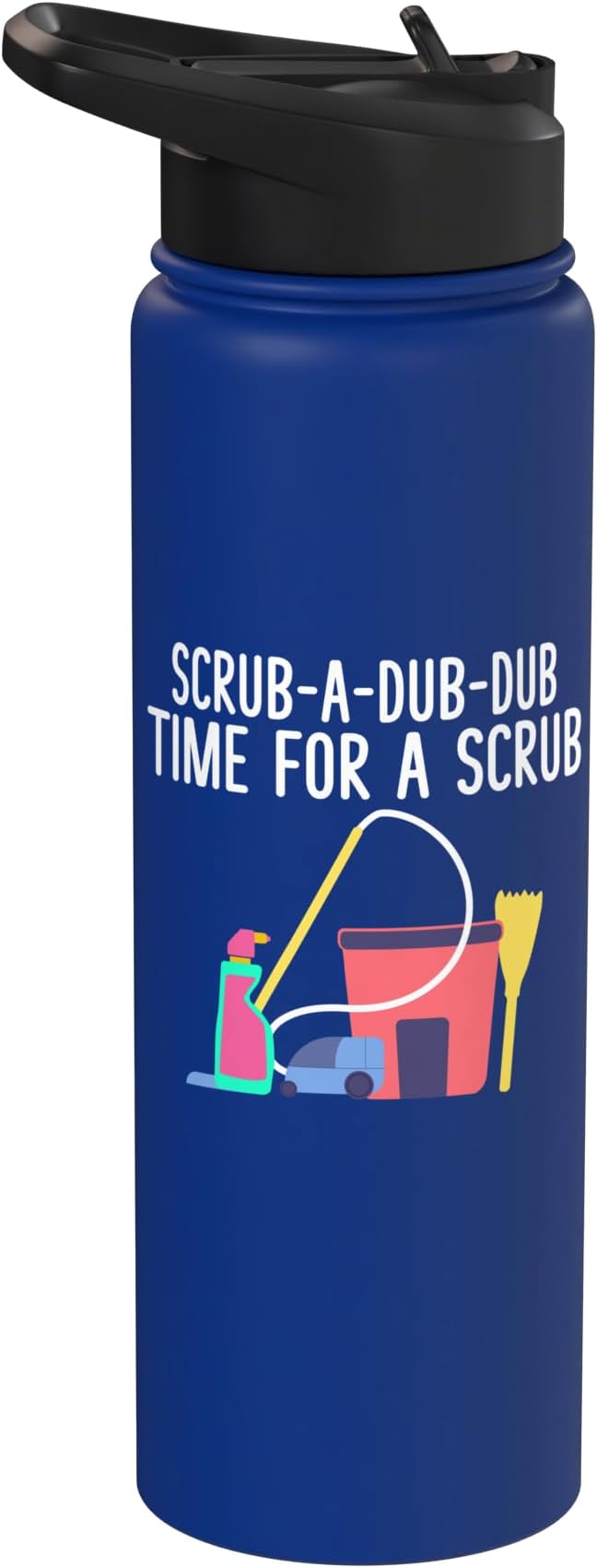 Scrub a dub dub time for a Scrub Cleaning Stainless Steel Insulated Water Bottle