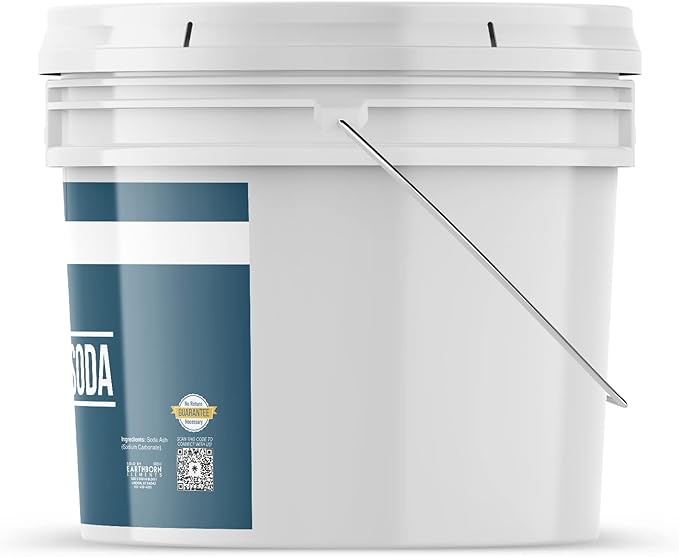 Earthborn Elements Washing Soda 2 Gallon Bucket, Soda Ash, Sodium Carbonate, Non-Toxic Laundry Booster