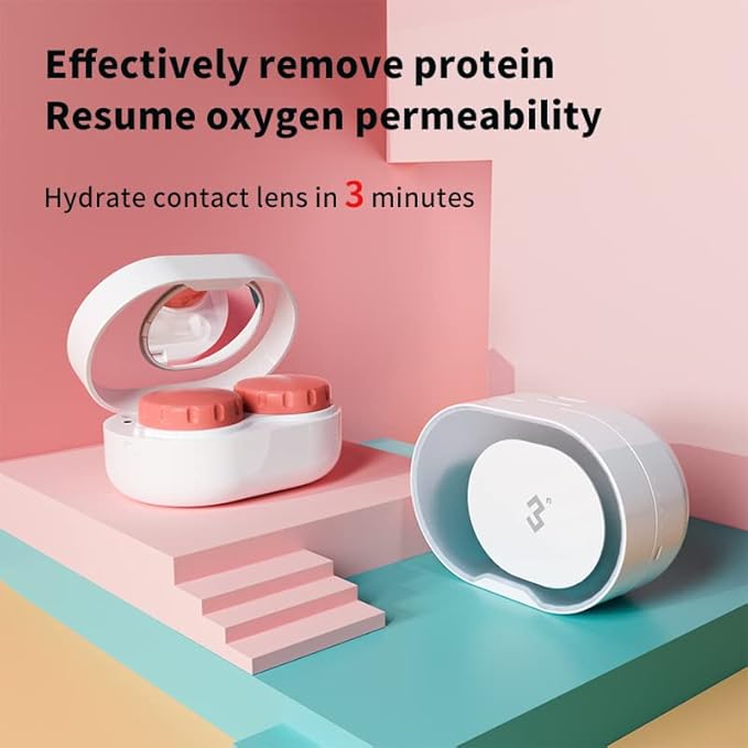 3N Contact Lens Hydrate Machine, Should be Used with MV Series Contact Lens Cleaner Machine, Fit Disposal Soft Lens, Colored Contact Lens, RGP Lens and OK Lens (Green)