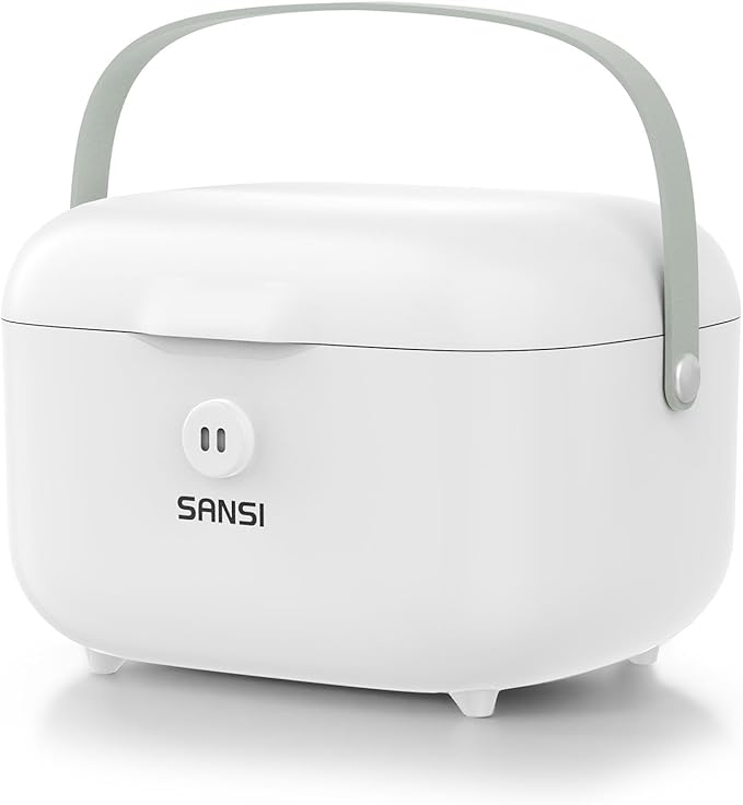 SANSI UV Light Sanitizer Box with 360° UVC Chips, Sanitizes in 5 Minutes 5.1L Large Capacity Sanitizer for Baby & The Whole Family (10W)