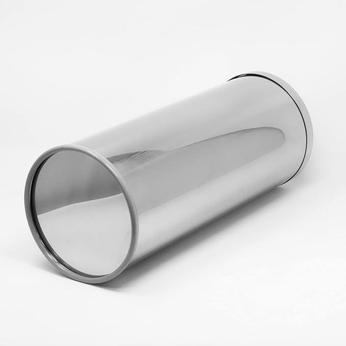 Stainless Steel Toilet Paper Canister and Toilet Brush Case Set (Set of 2)
