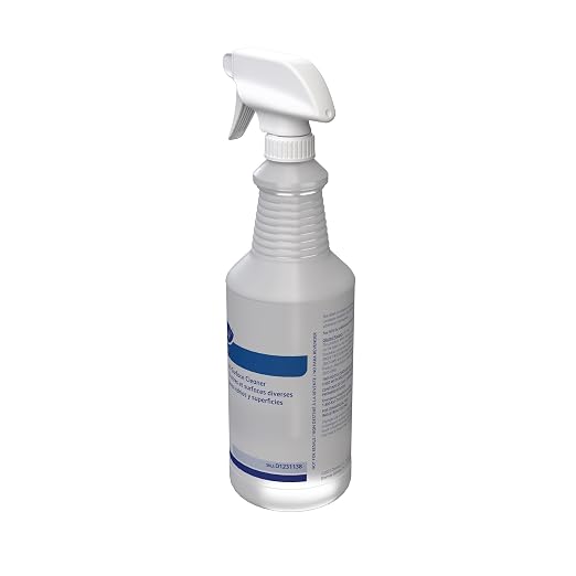 GLANCE Diversey D1231138 NA Glass and Multi Surface Cleaner Empty Bottles, Spray Bottle Accessory, Pre-Labeled Bottle Only, Unscented, 32 ounce