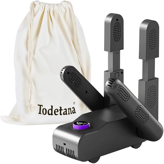 Shoe Dryer with Warm Air, Portable Boot Dryer Deodorizer for Sneakers | Warm air drying for shoes, helps reduce moisture and odor, portable design for home and travel, quiet operation for daily use