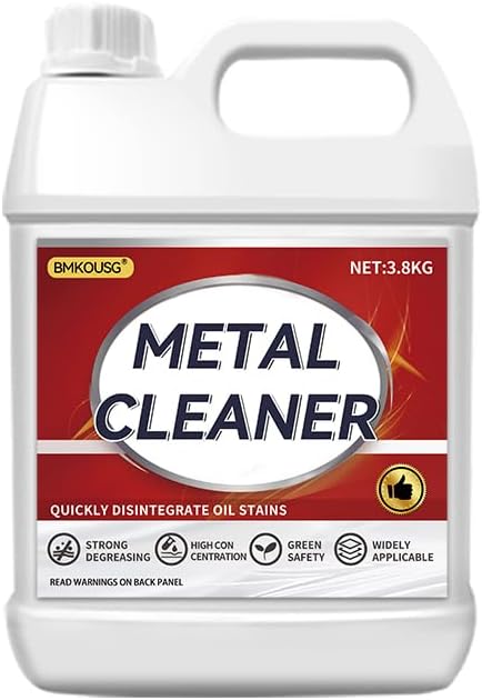 Heavy Duty Degreaser & Cleaner for Metal, Tools & Automotive Parts, Industrial Strength Cleaner for Hardware Parts, Engine, Machinery | Fast Acting Multi-Surface Oil Grease Remover (3.8kg)