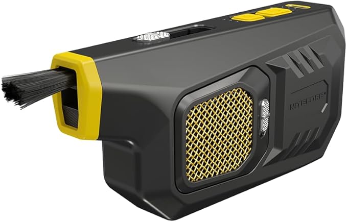 Nitecore BB21 Portable Air Blower for Cameras, Computers and Electronics, Fast Charging USB Rechargeable, 30,000 RPM Electric Compressed Air Duster with Organizer