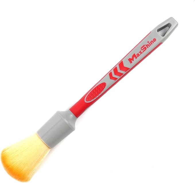 Maxshine Small #10 Universal Ultra Soft Detailing Brush – Professional Brush for Interior, Exterior, Leather Seats, Engine Bay & Wheels – Premium Car Care Detailing Tool
