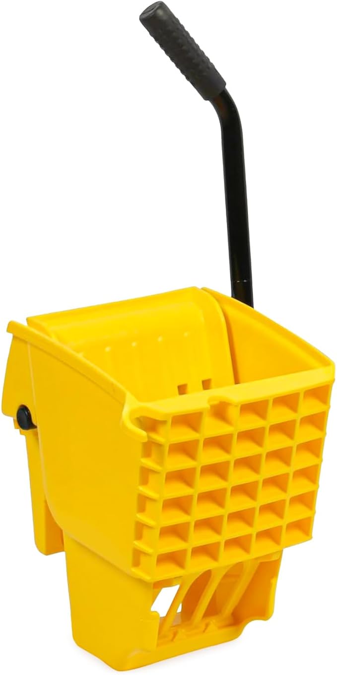 Plastic Prince Mop Wringer Only Side Press Wringer Replacement for Plastic Prince 26-Quart or 35 Quart Commercial Mop Bucket on Wheels, Yellow