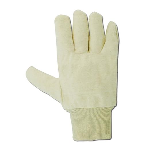 MAGID MultiMaster T1032RNO Cotton Glove, Knit Wrist Cuff, Large (12 Pair)